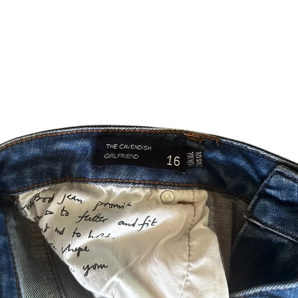Boden straight blue